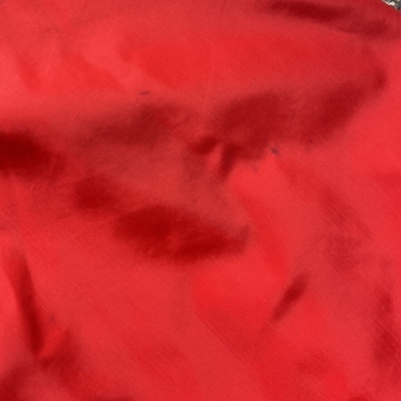 Vintage Dunbrooke Pla-Jac FS Seed Cooperative Wisconsin Red Satin Jacket Large - Picture 8 of 9